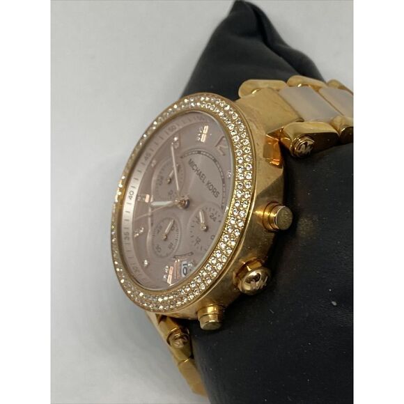 Michael Kors Parker MK5896 Womens Stainless Steel Analog Dial Quartz Watch MP354 - Picture 4 of 12